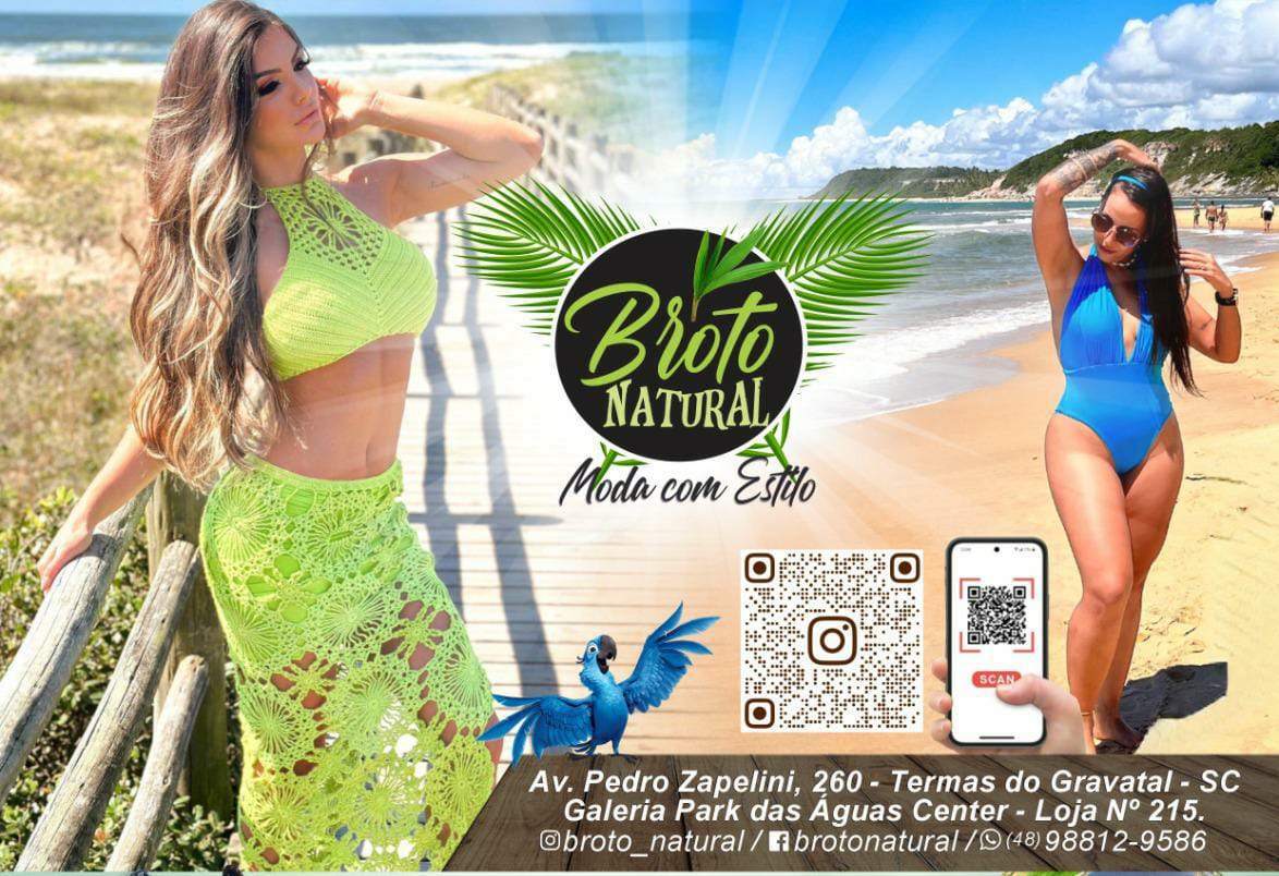 BROTO NATURAL MODA COM ESTILO